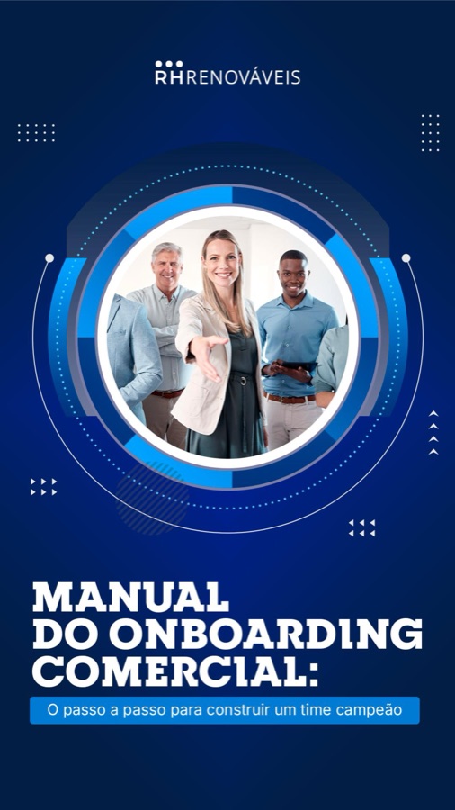 Capa: Manual do onboarding comercial