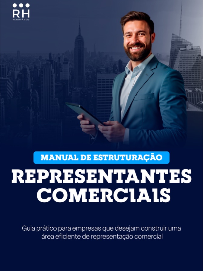 Capa do Manual de Estruturação de Representantes Comerciais